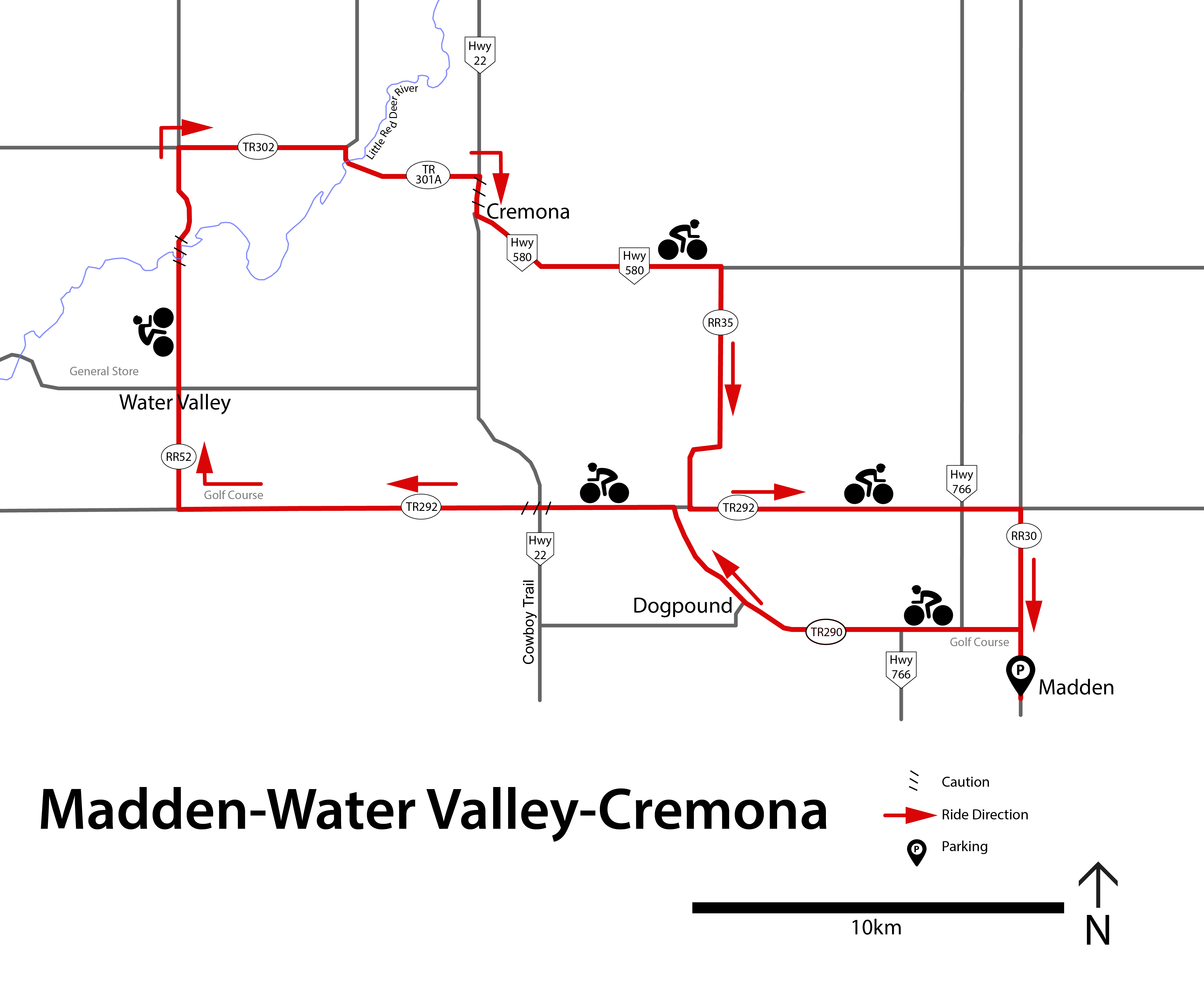 Madden Water Valley Cremona Cycle Alberta